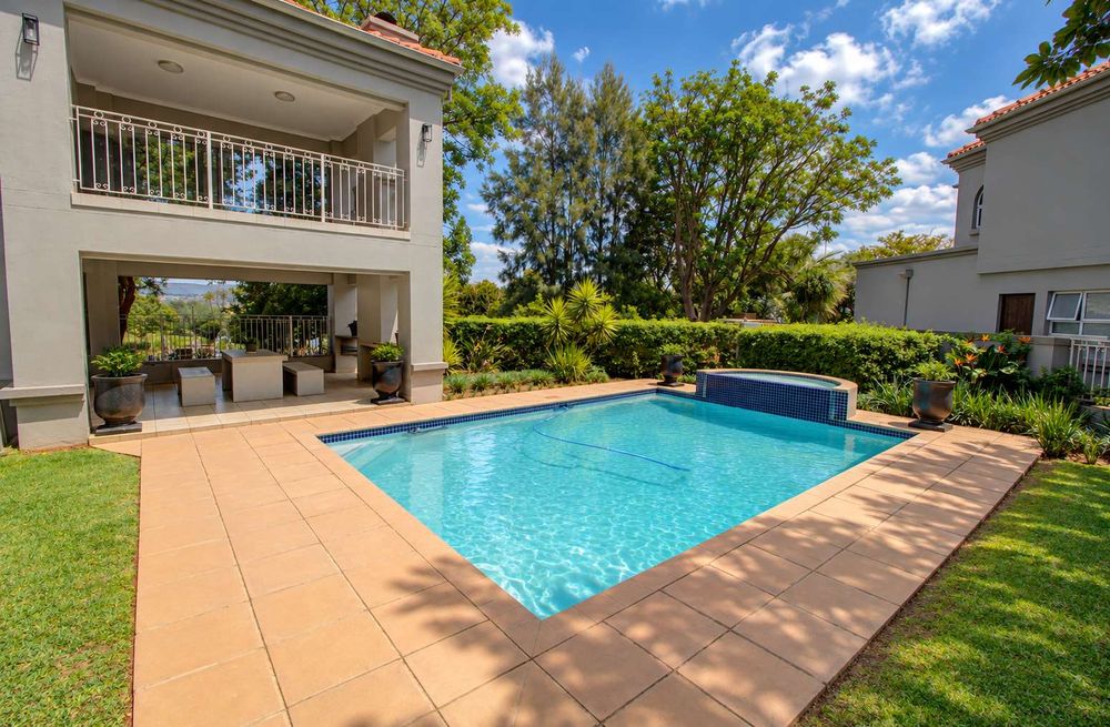 Communal pool area