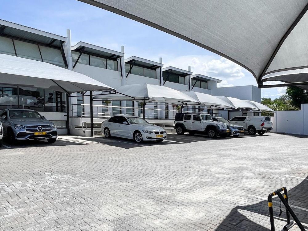 Covered parking area