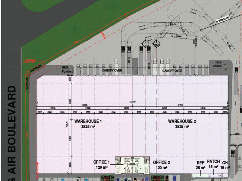 SKYHAWK CLOSE - AIRPORT INDUSTRIA  - 3825m2 X 2 - Photo 3
