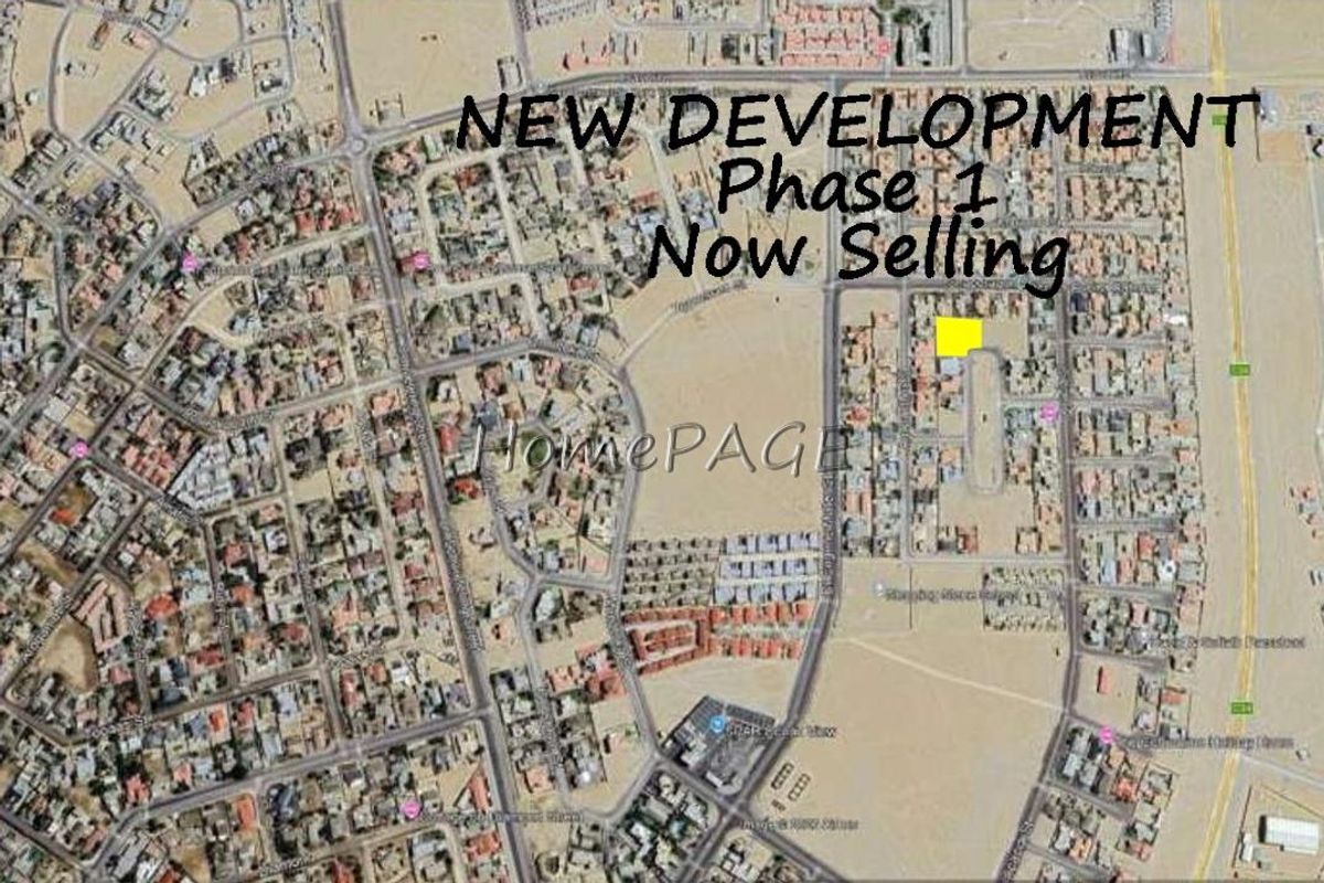 An aerial satellite view showing the location of the new development phase within the surrounding residential neighborhood.