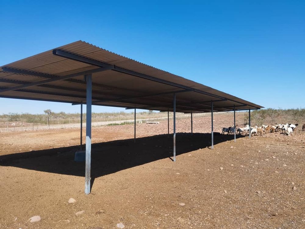 Livestock shaded area