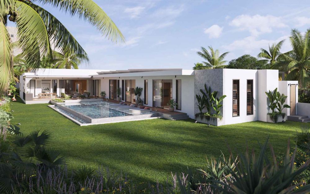 The villa during the day