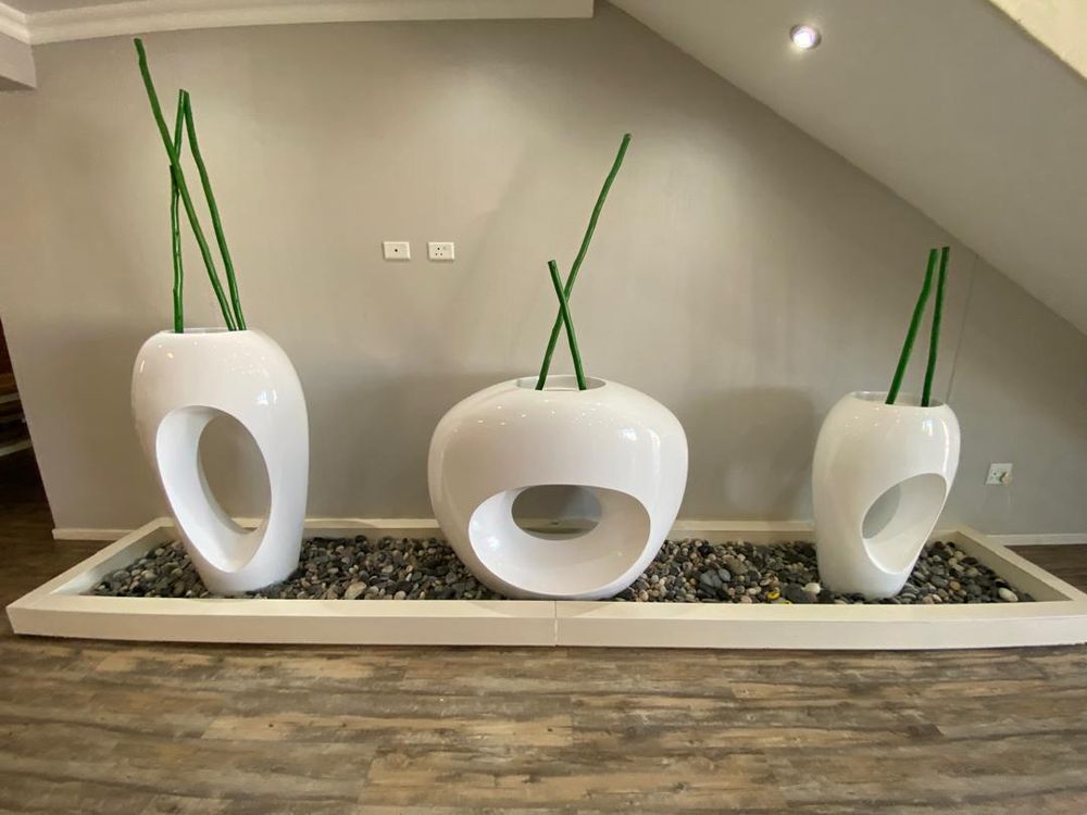 Under the stairs decoration.