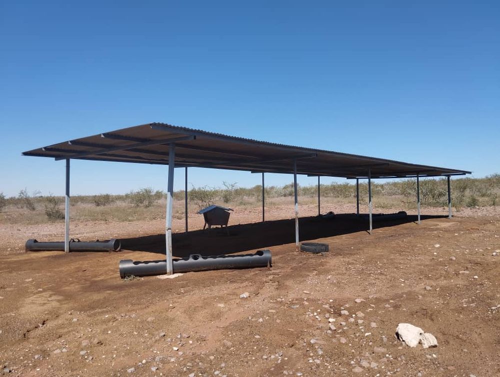 Livestock shaded area