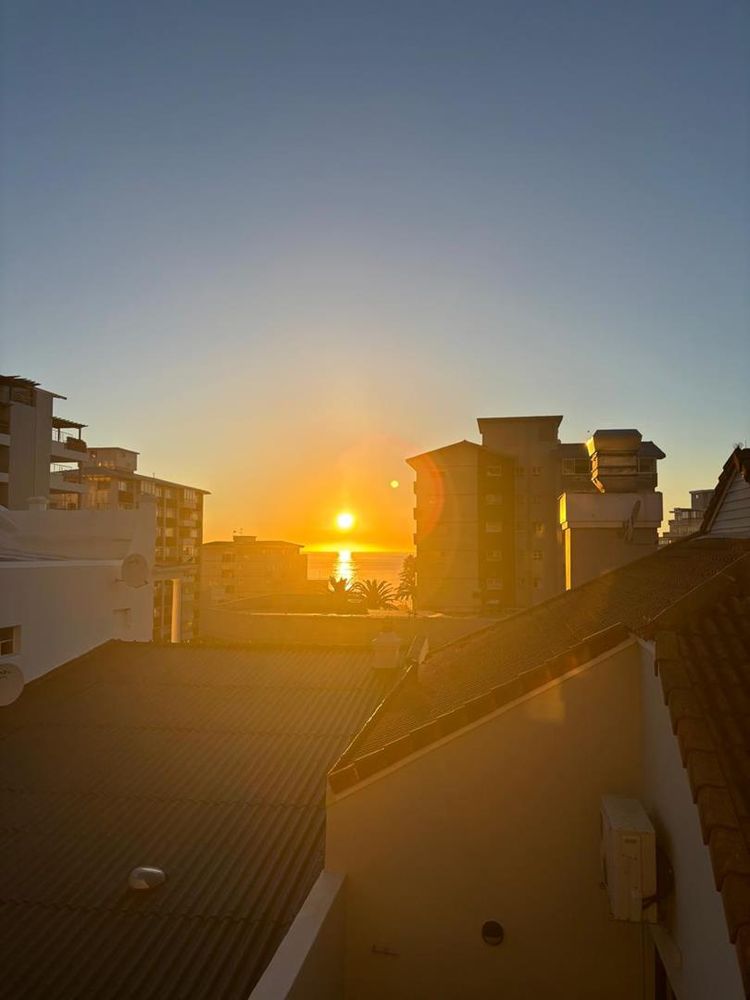 Lovely winters sunset from the open balcony