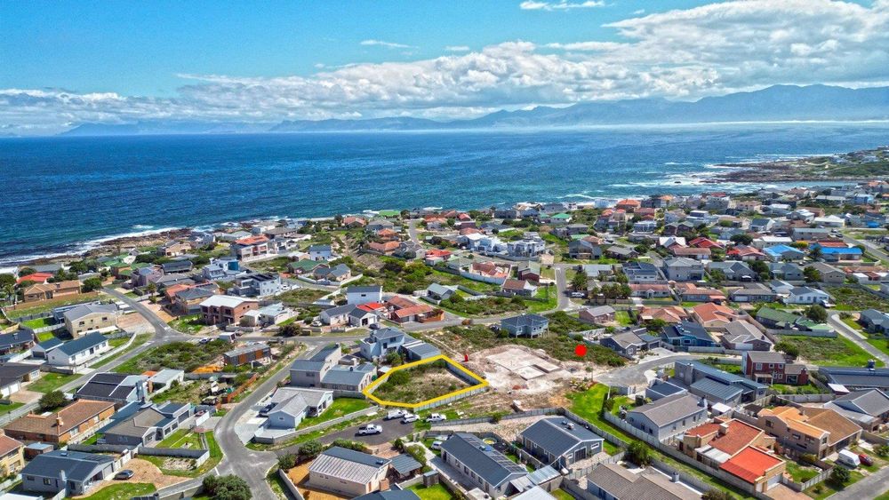 Location of this Plot (in Perlemoenbaai) - as from the Air.