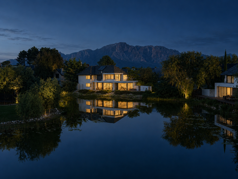 Elegant Lakefront Living in Pearl Valley Golf Estate - Photo 1