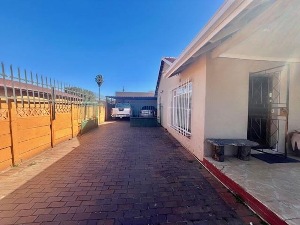 Paved driveway