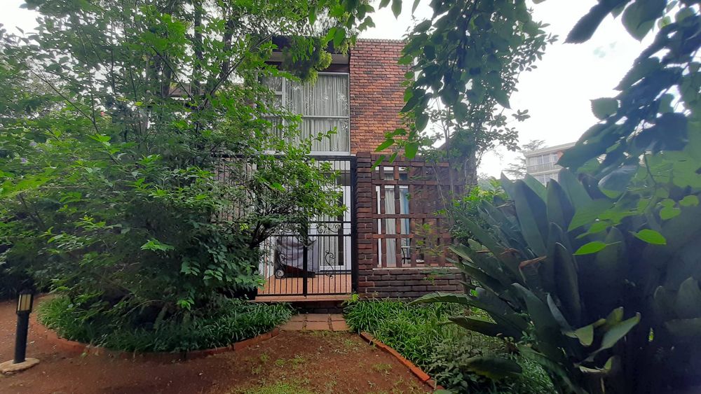 Patio leading onto communal area