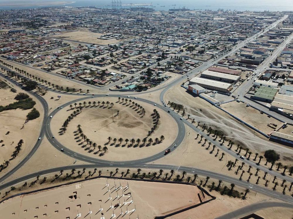 Industrial outside Walvis Bay