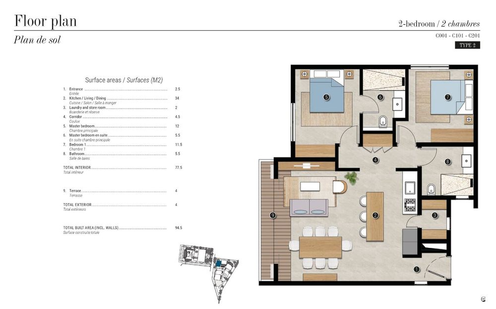 2 Bedroom - Type 2
