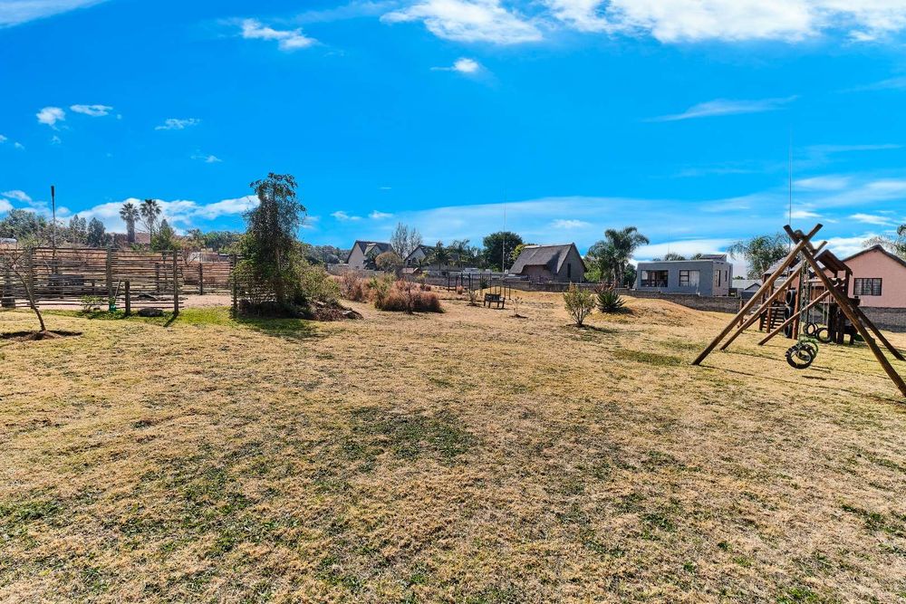 Park with boma and play area for the kids