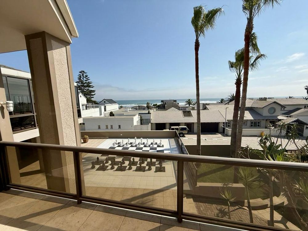Main bedroom's private balcony