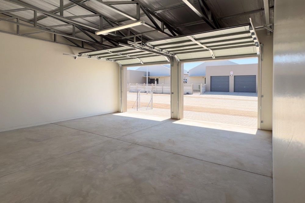 Large double garage.