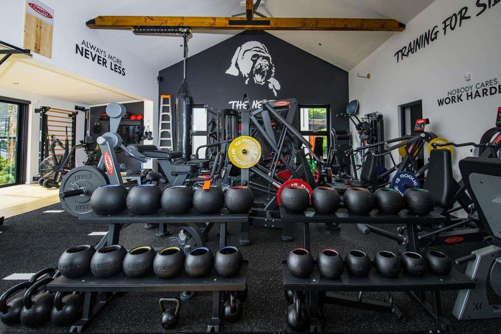 Fully equipped fitness studio