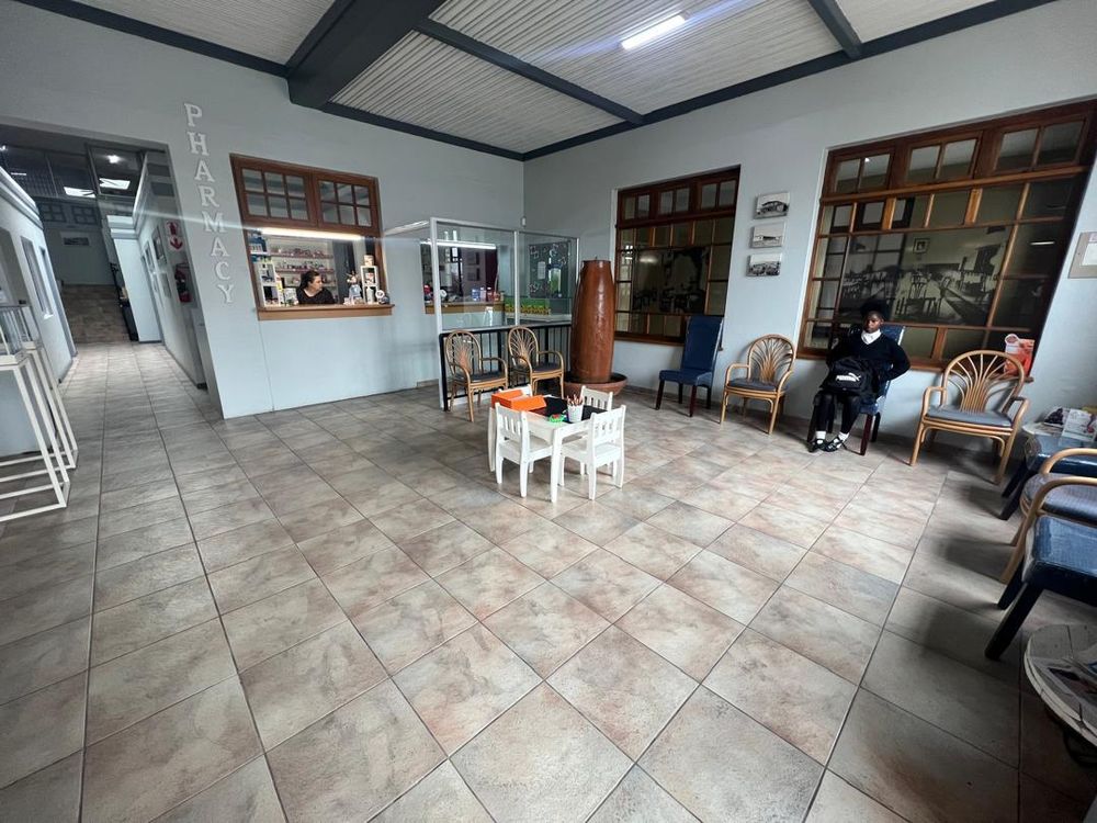 Reception from entrance.