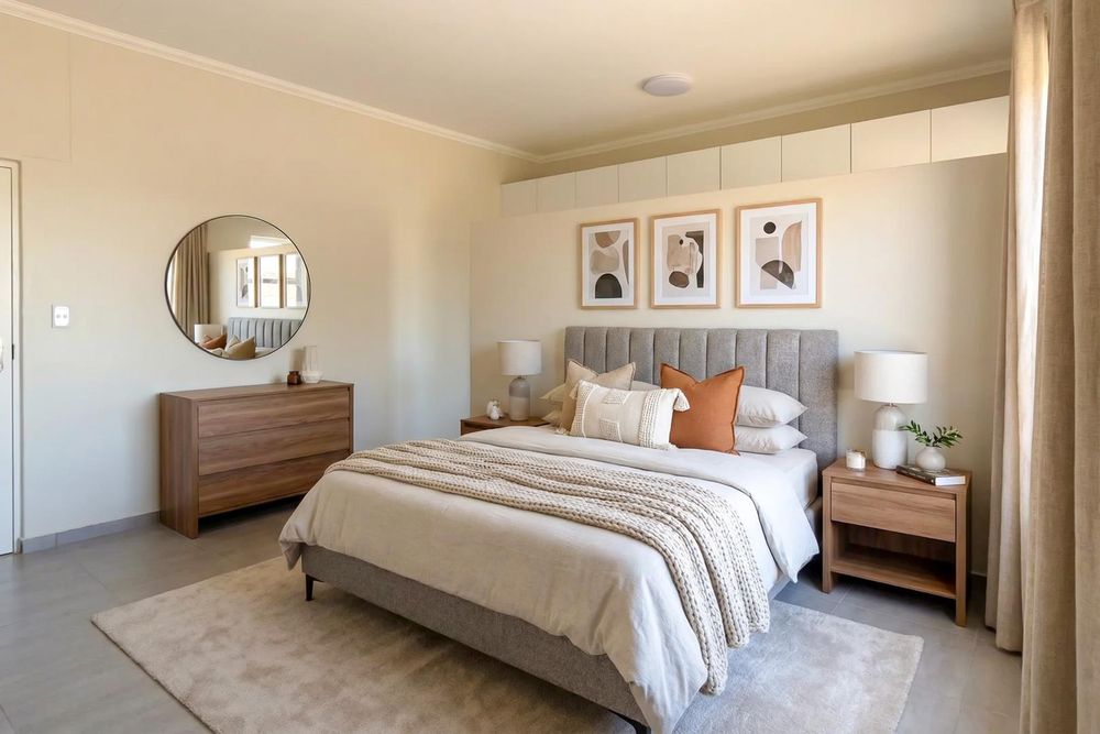 Main bedroom with dressing room and full ensuite.