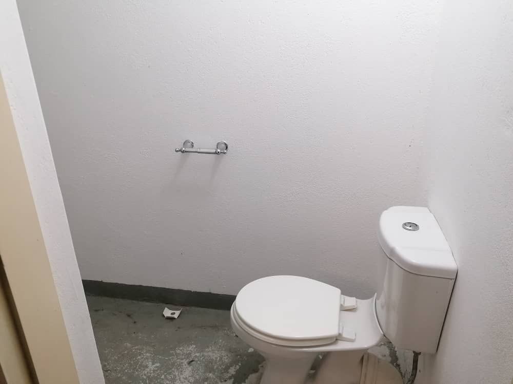 Staff WC in garage