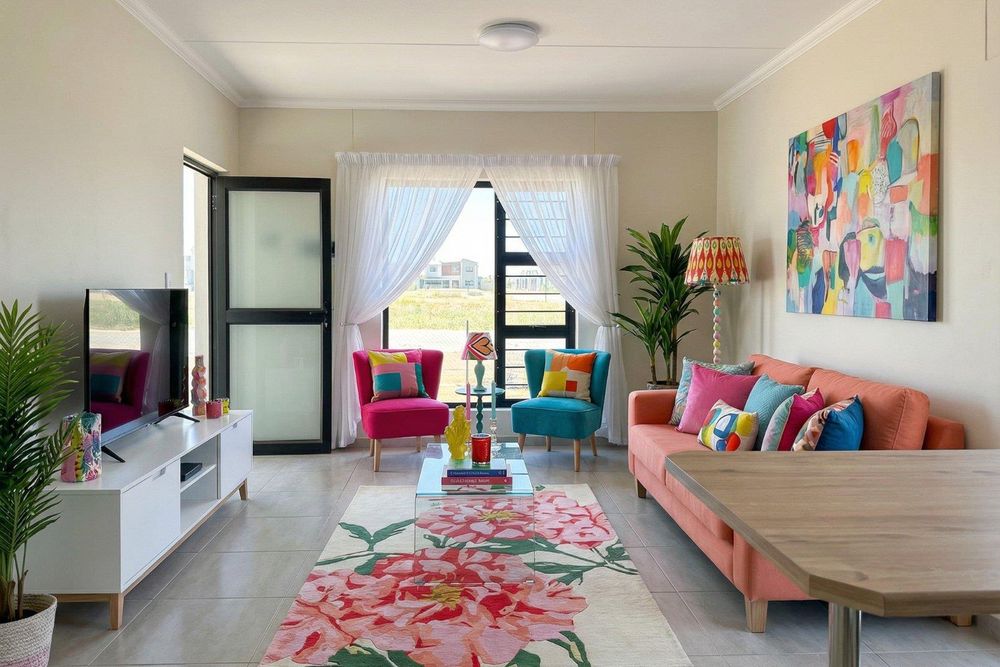 Modern, open-plan living.