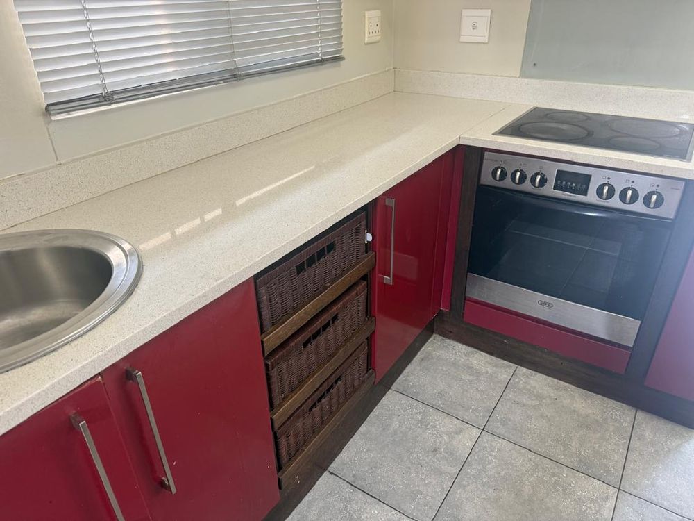Open plan kitchen area 
