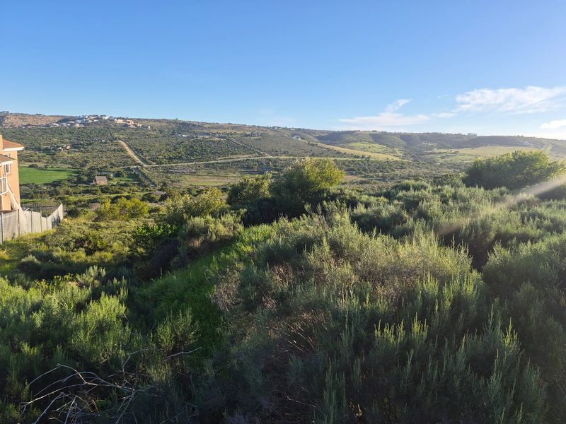 A scenic view overlooking the natural landscape and surrounding hills, showcasing the expansive terrain of the vacant residential property.
