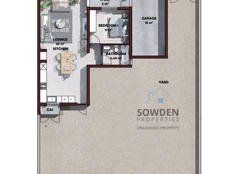 Swakopmund Tama Estate New Development Etope 1 Bedroom with Garage - Photo 7