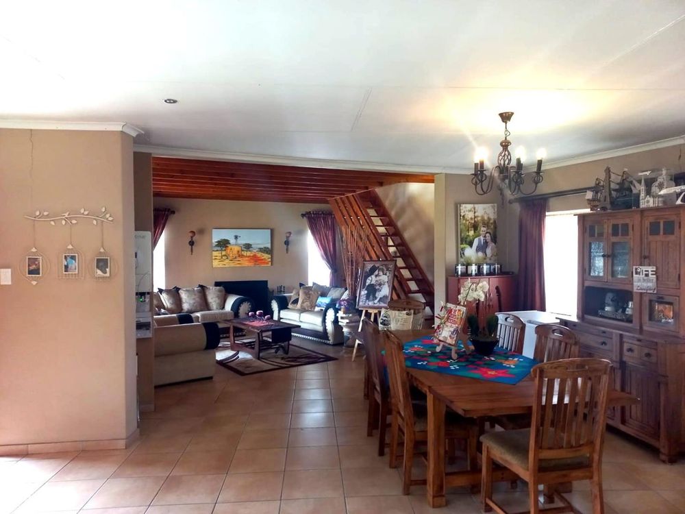 open plan dining area