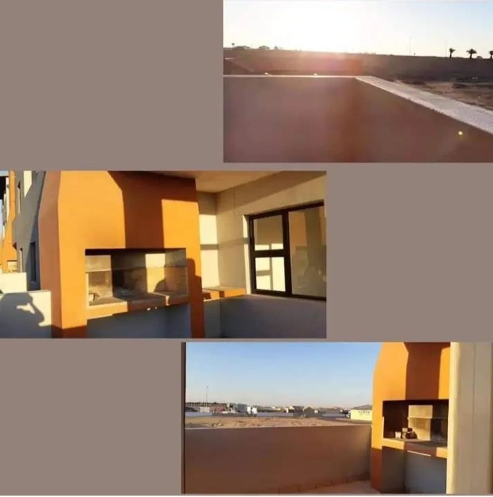 Outside braai on balcony