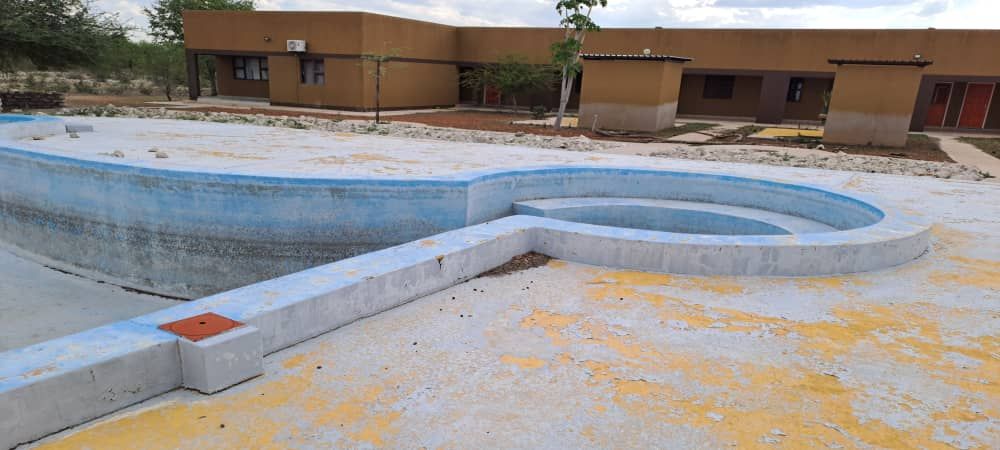 Lodge pool currently not in use