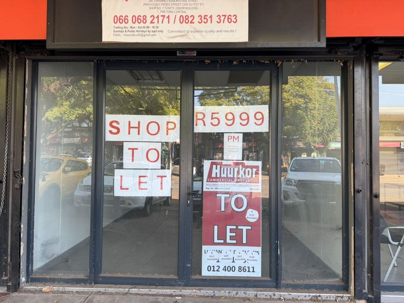 70 Sqm RETAILS SPACE ON SPECIAL TO RENT IN PRETORIA FOR R 5999.00 PM AVAILABLE IMMEDIATELY. - Photo 7