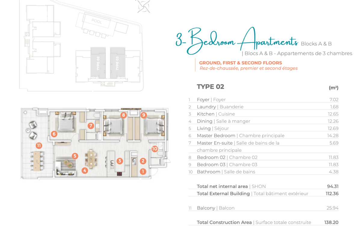 CALODYNE - Modern and exceptional 3-bedroom apartment - Photo 5