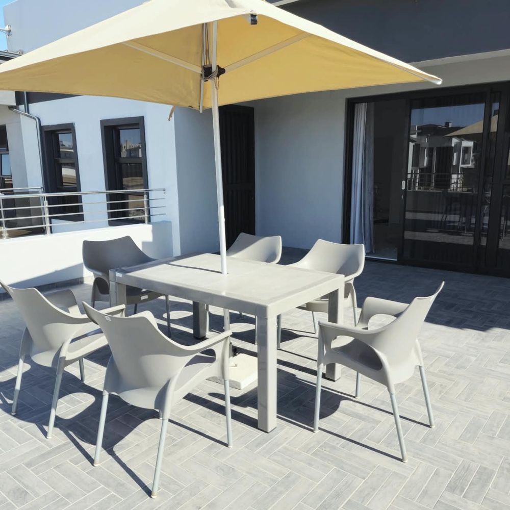 Balcony with a dedicated outdoor seating area