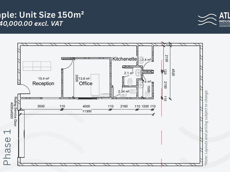 UPCOMING DEVELOPMENT of Sectional Title Warehouses in Swakopmund – ATLANTIC INDUSTRIAL PARK - Photo 6