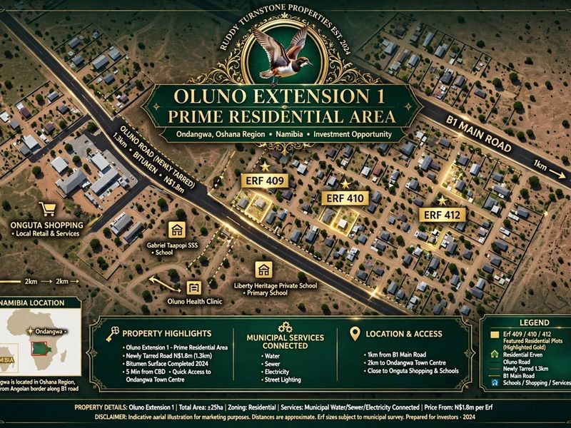 HOME FOR SALE - OLUNO ONDANGWA