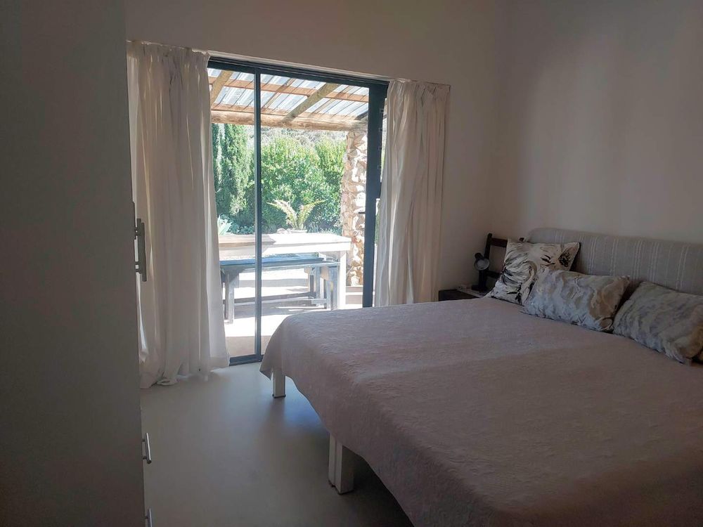 Bedroom opens onto patio