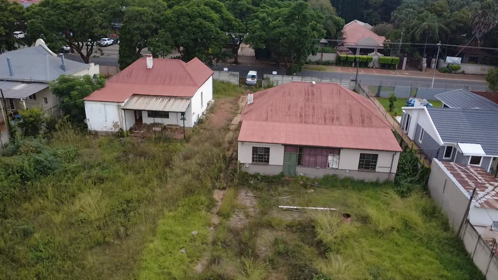 Back of the property 