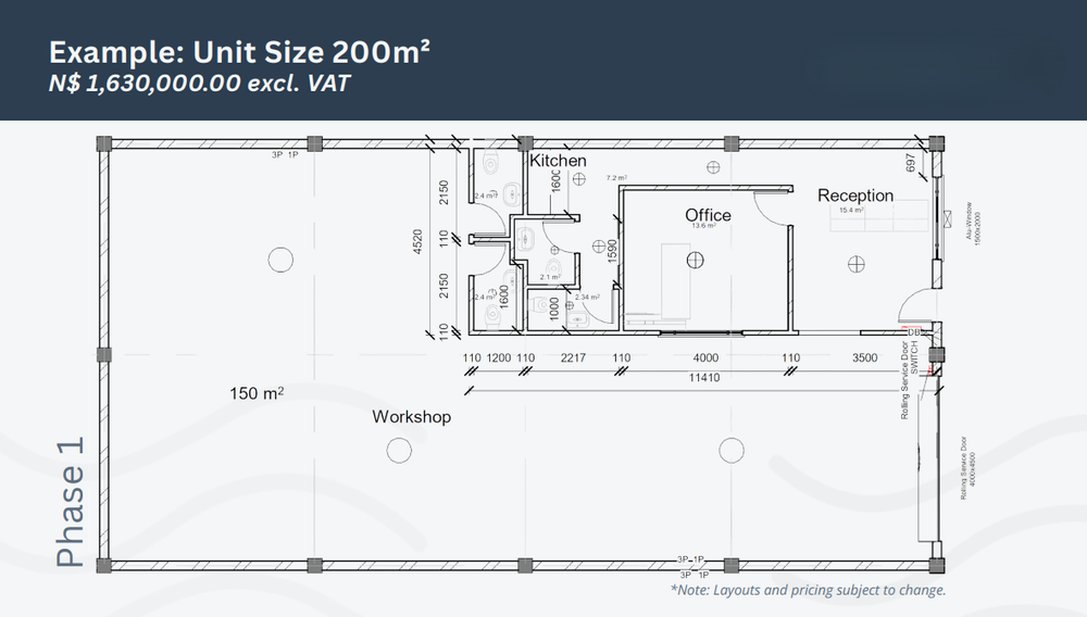 Unit Size: 200m²