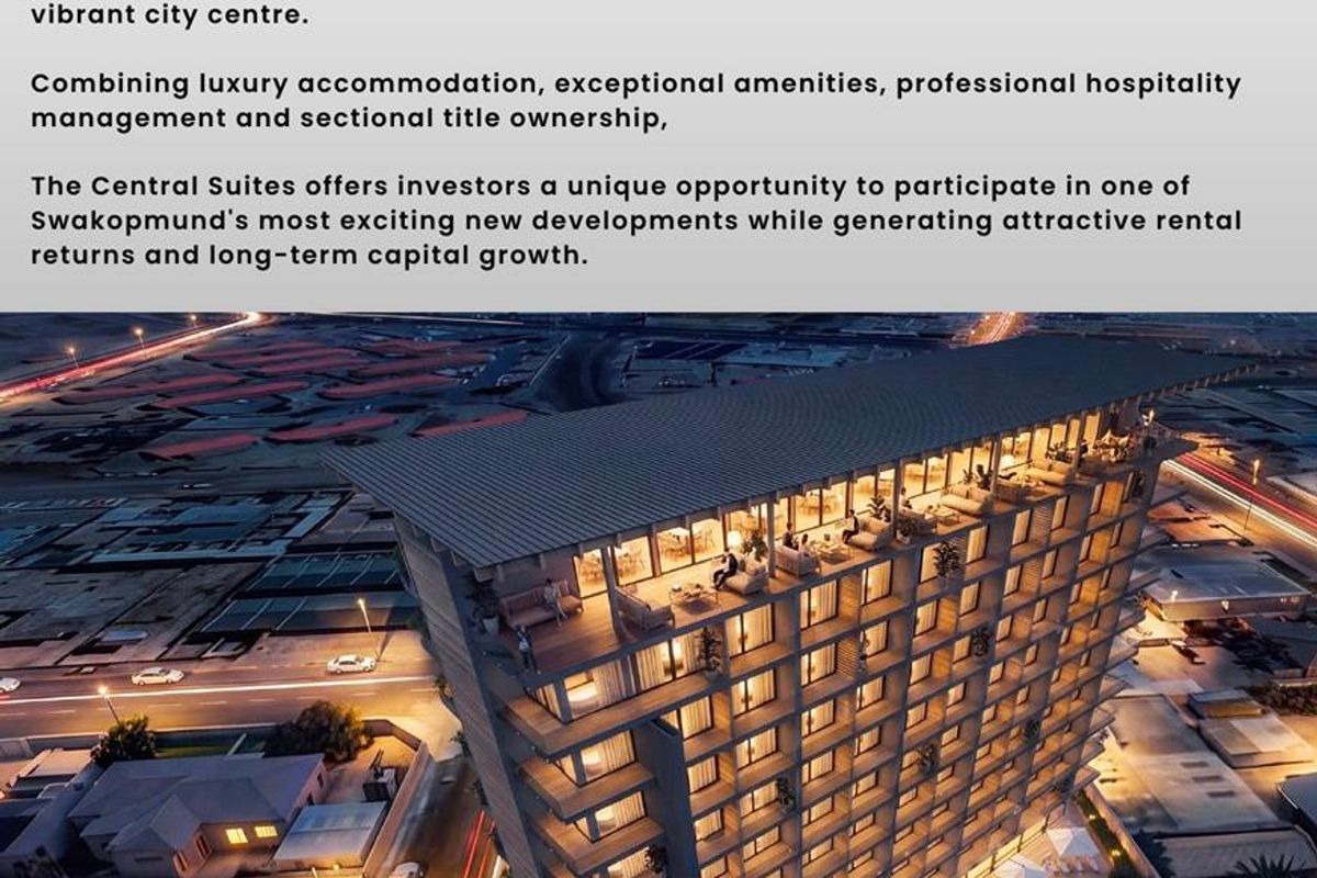 Own more than just property- own a professionally managed luxury hotel suite in one of Namibia’s most exciting new developments. - Photo 2