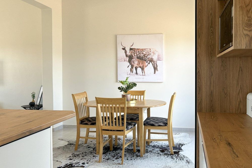 Modern open-plan living.