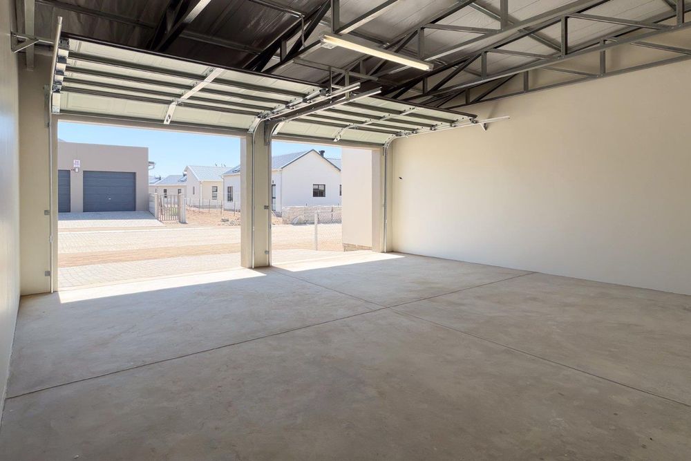 Large double garage.