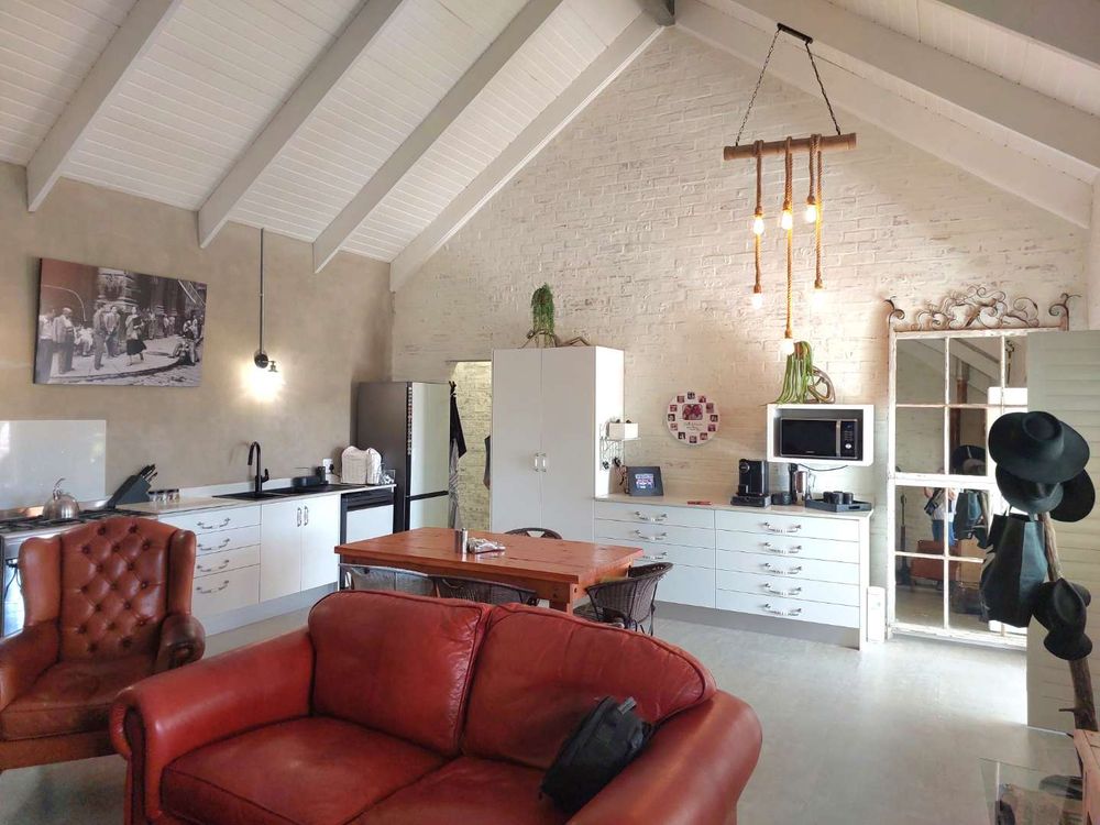 Kitchen and dining area as seen from lounge