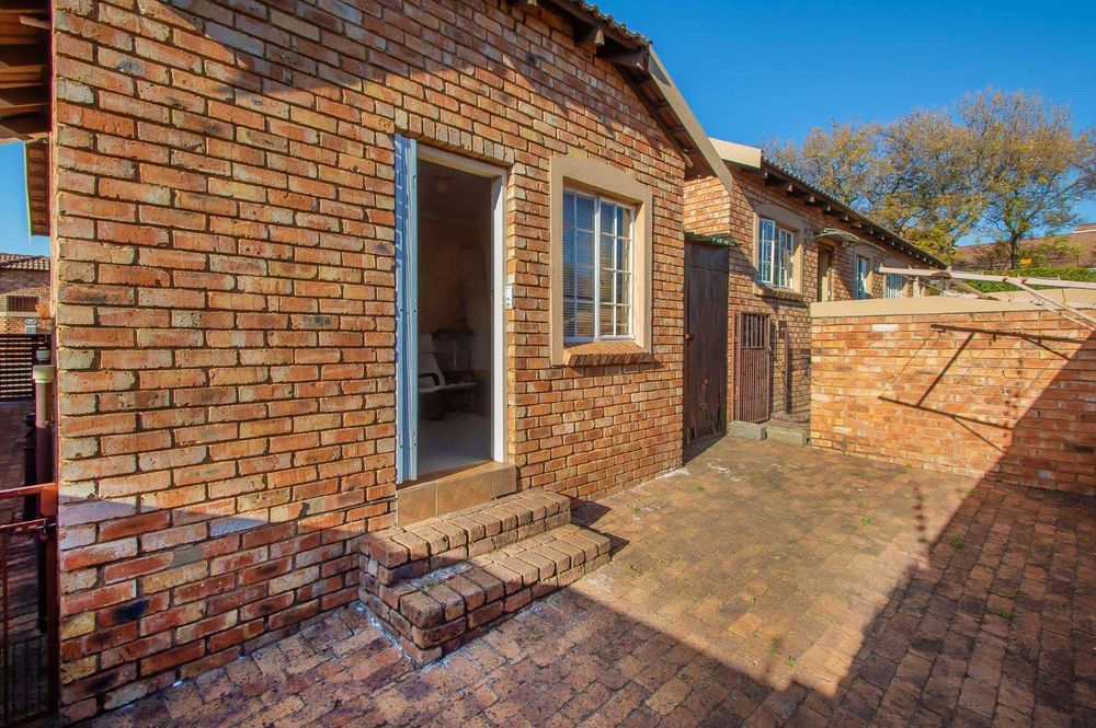 Entrance to staff accomodation/ work from home 