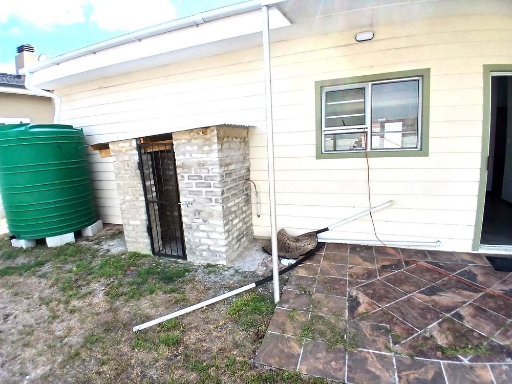 Another part of the Backyard - with Kitchen door on our right.