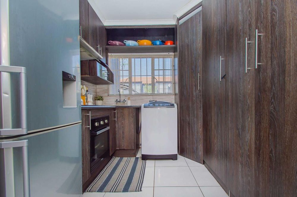 Banks of newly renovated cupboards
