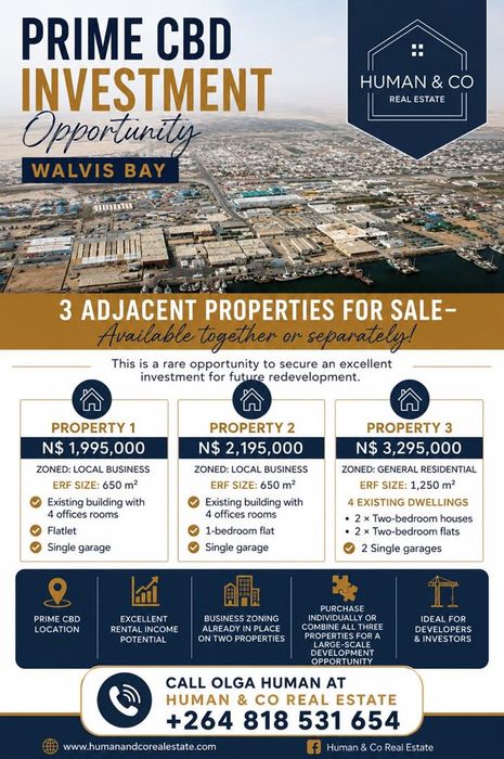 Property #2517831, Mixed Use For Sale in Walvis Bay Central