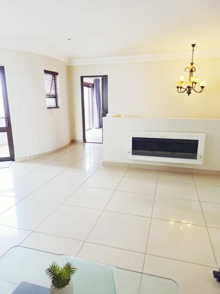 fireplace in the additional lounge area