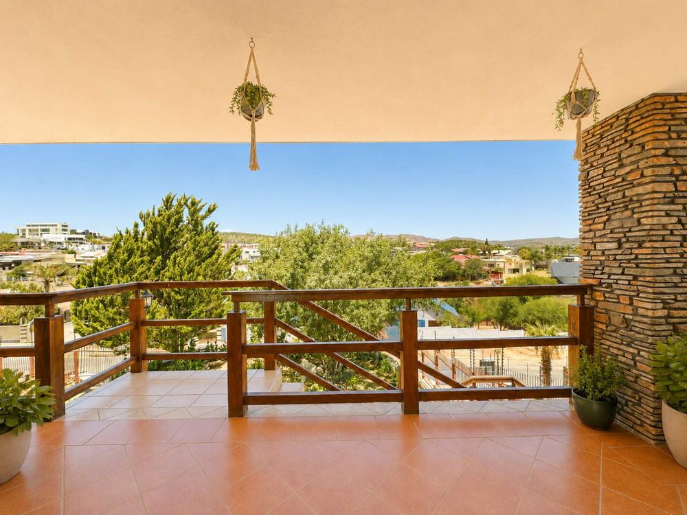 Outside landing view