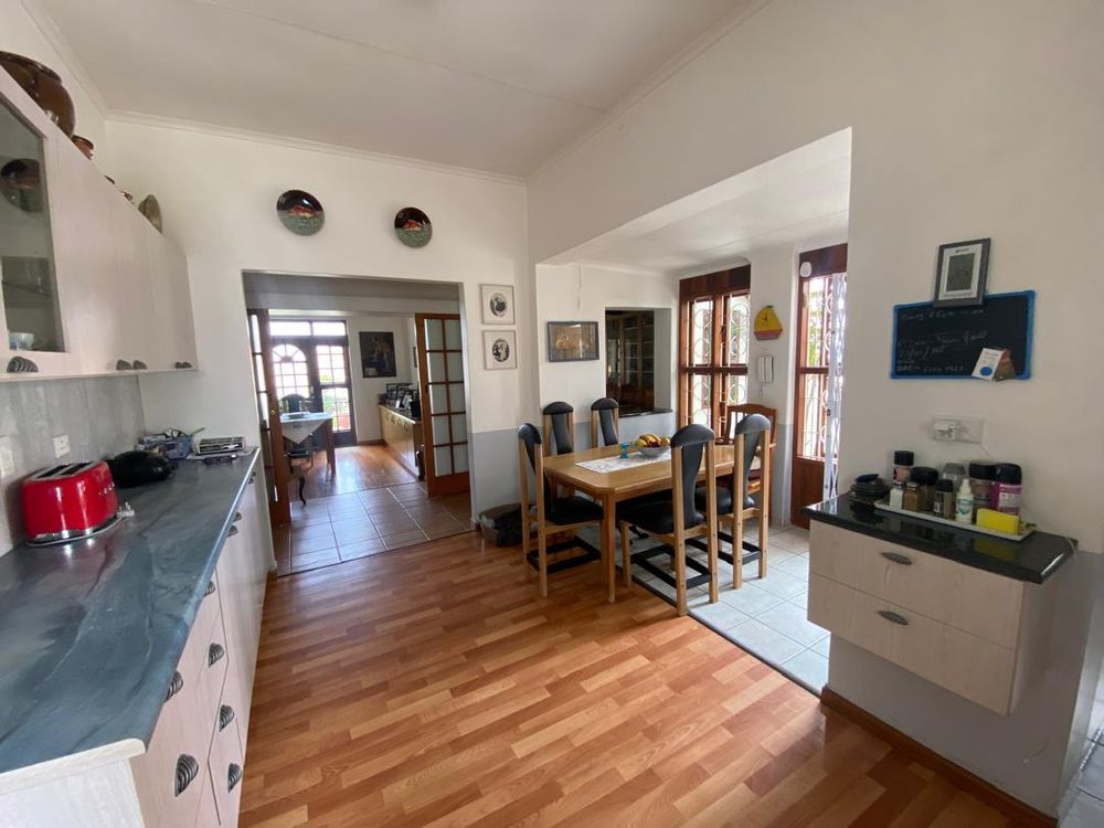 Main house kitchen and front entrance