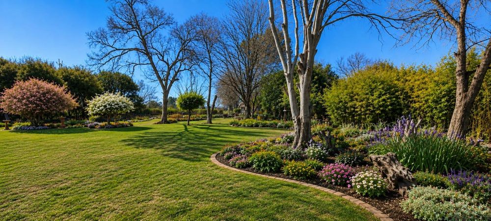 Garden north and east