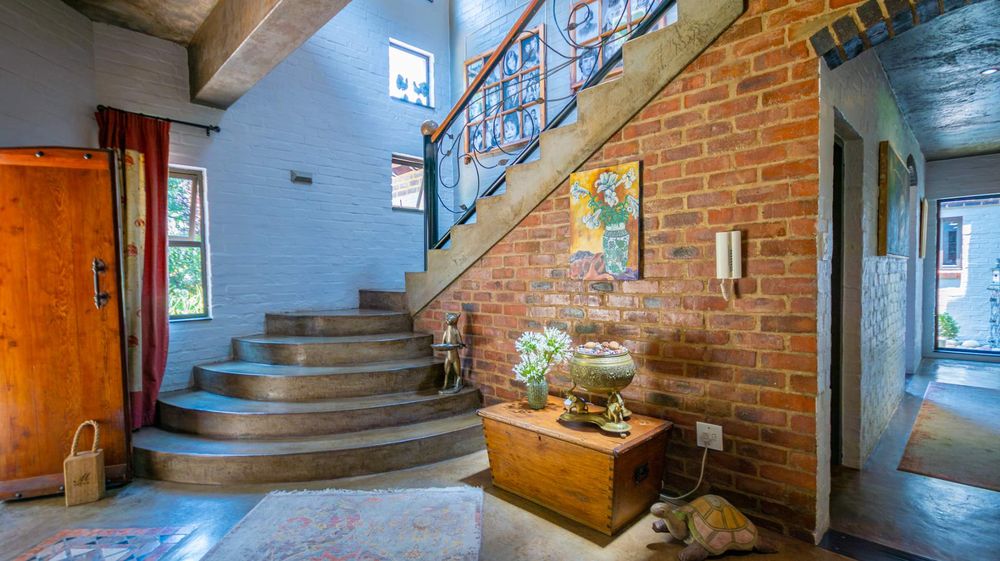 Interesting entrance hall